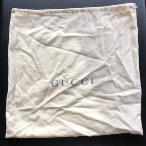 Vintage Gucci drawstring dust storage bag